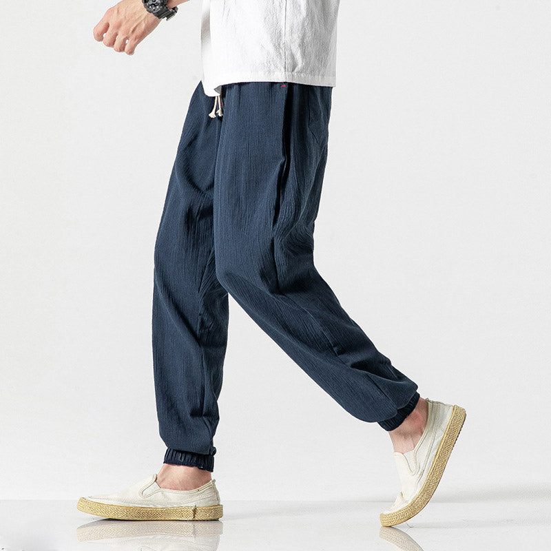 Fashion Men's Cotton And Linen Harem Pants