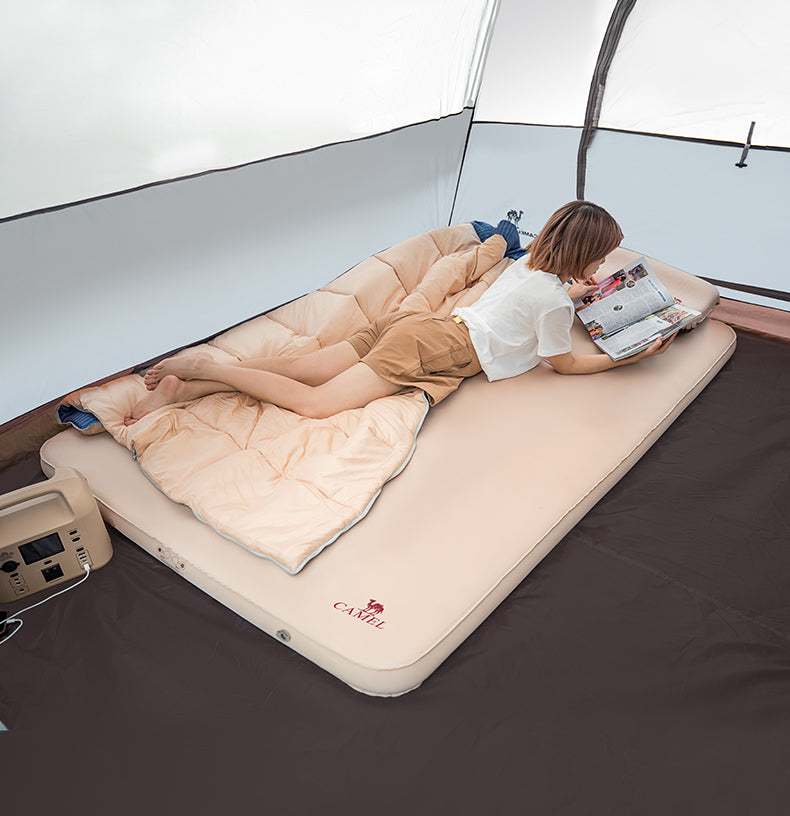 Inflatable Mattress To Make A Floor For Camping