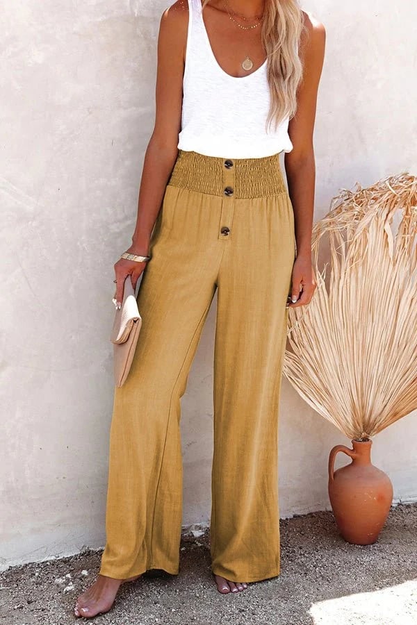 Relaxed High-Waist Pants