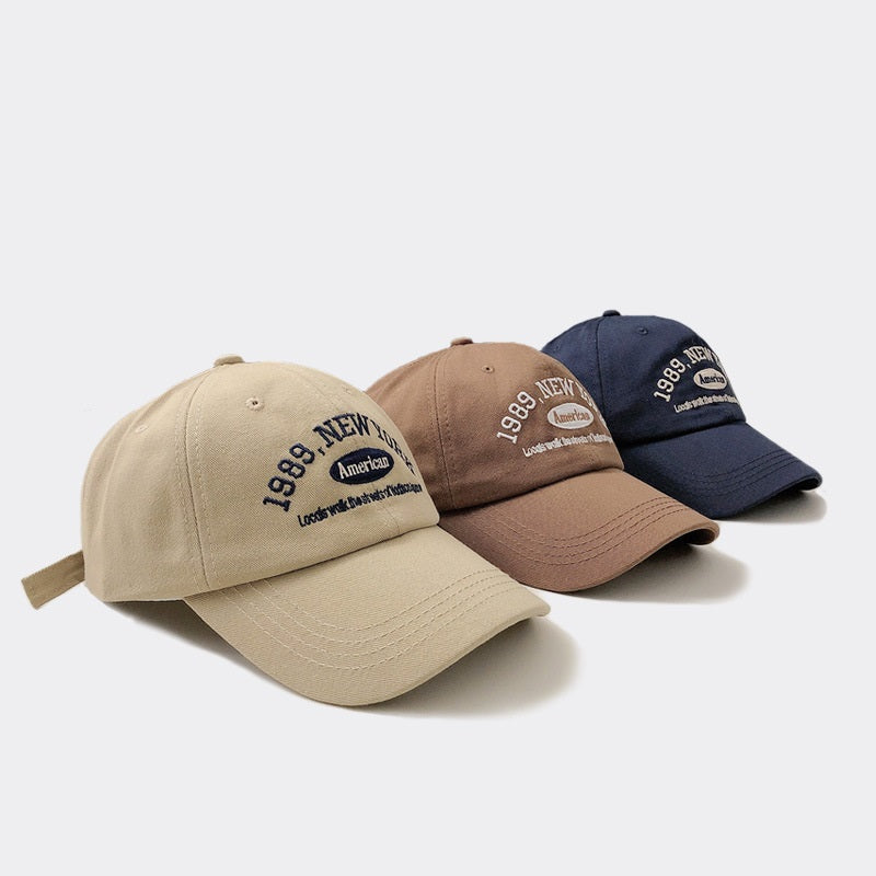 Versatile New York Embroidered Vintage Baseball Hat