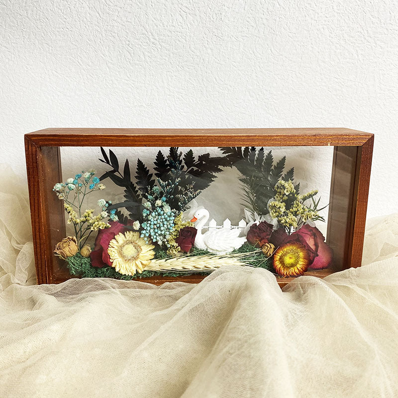 Dried Flower Photo Frame Diy Material Package Solid Wood Three-dimensional