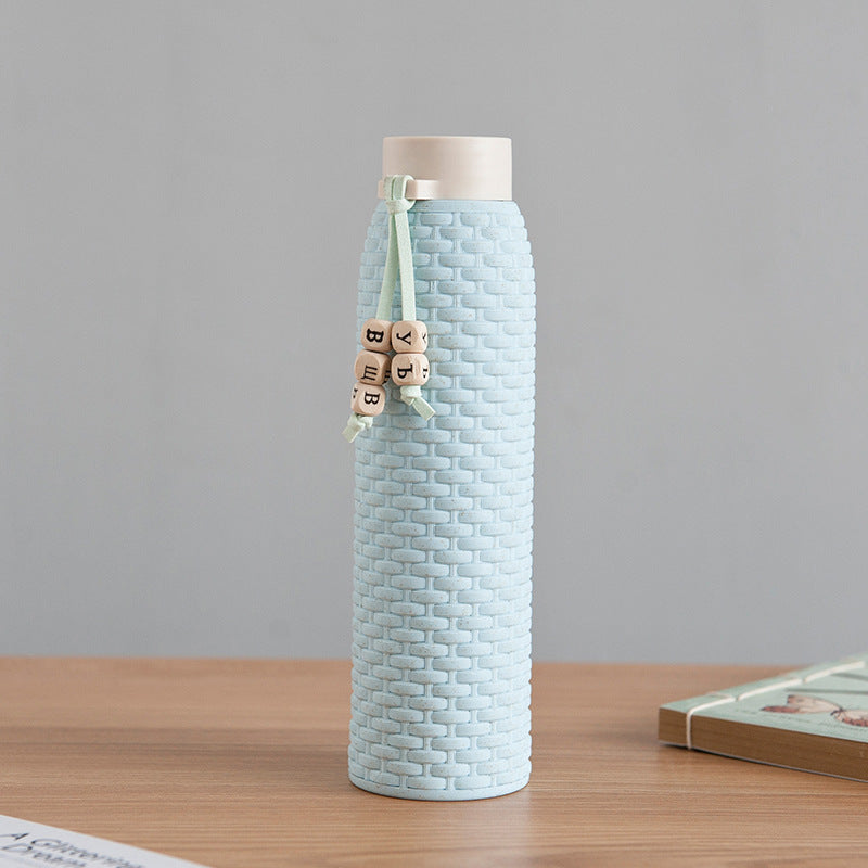 Rattan Style Woven Tumbler