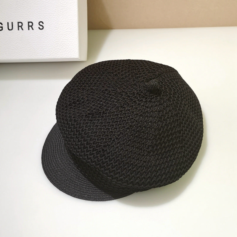 Casual All-matching Hollow Mesh Breathable Octagonal Cap