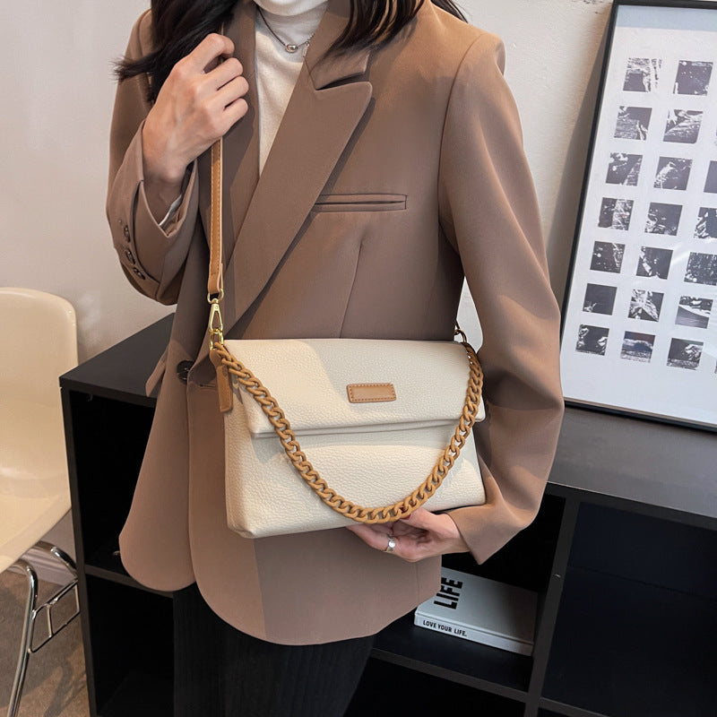 Fashion Chain PU Simple Women's Bag