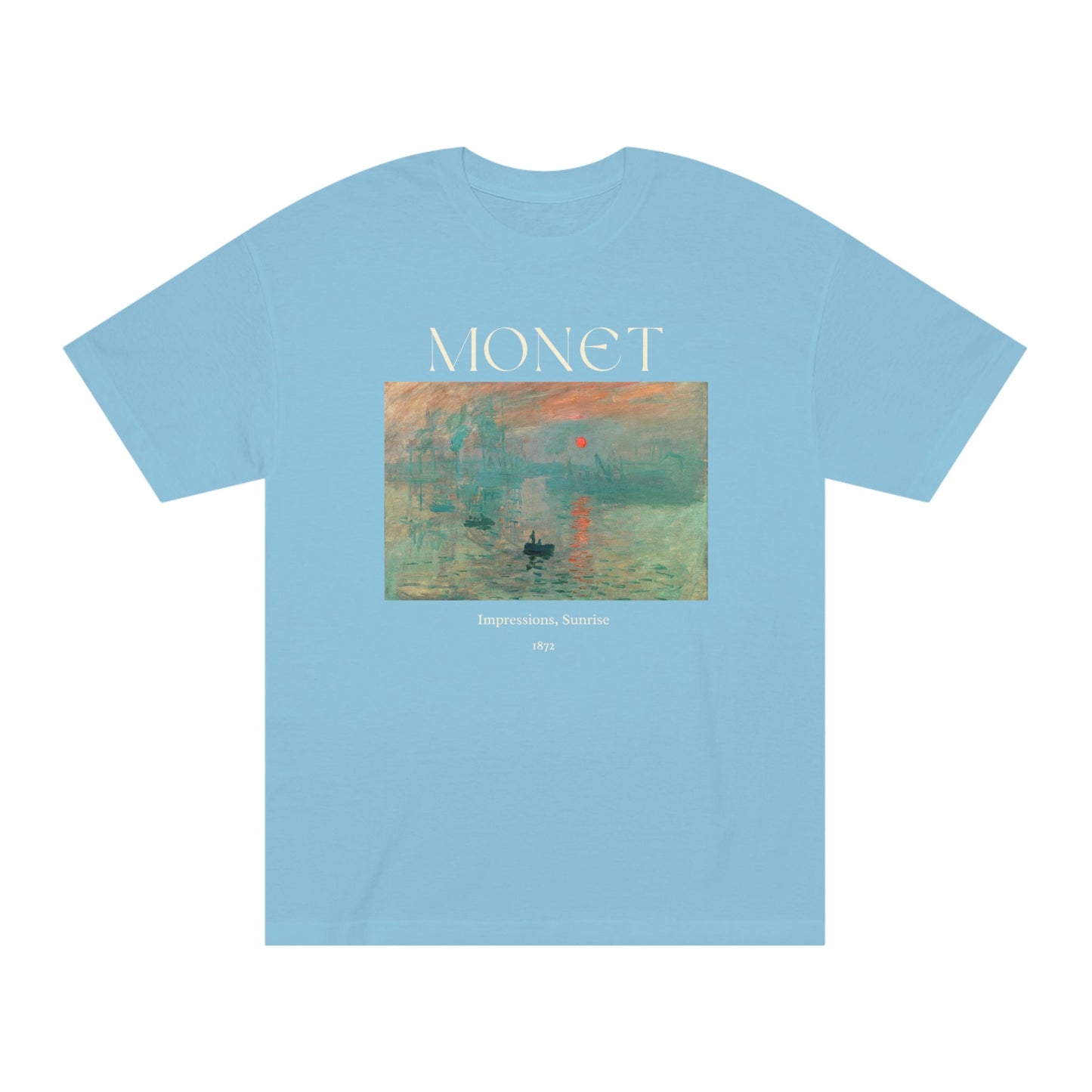 Claude Monet Impression Sunrise Art Shirt, Famous Painting Tee