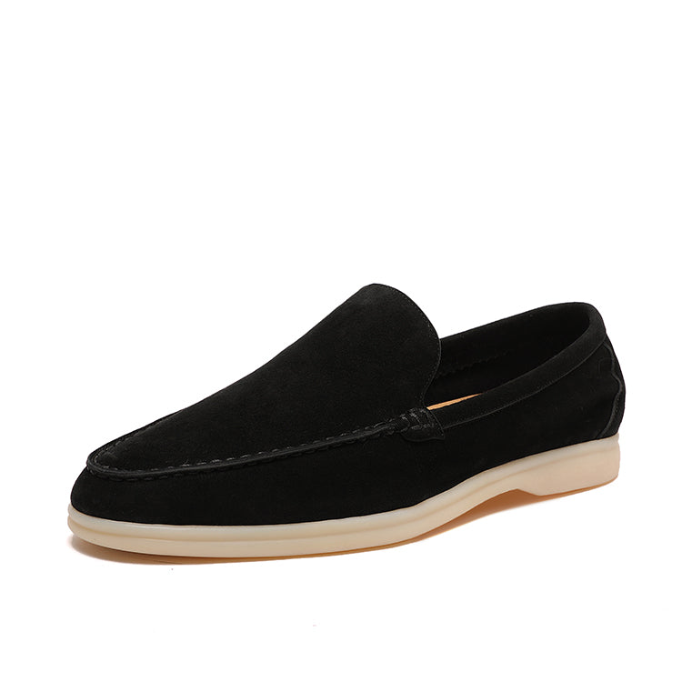 Men's Soft Sole Nubuck Sheepskin Loafers