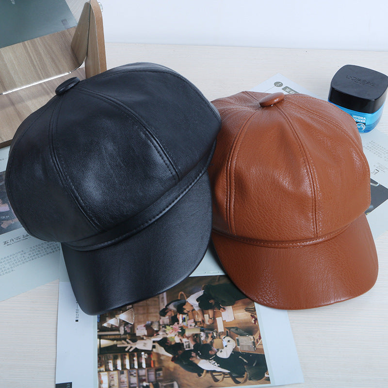 Men And Women Fashion Temperament Octagonal Pumpkin Hat