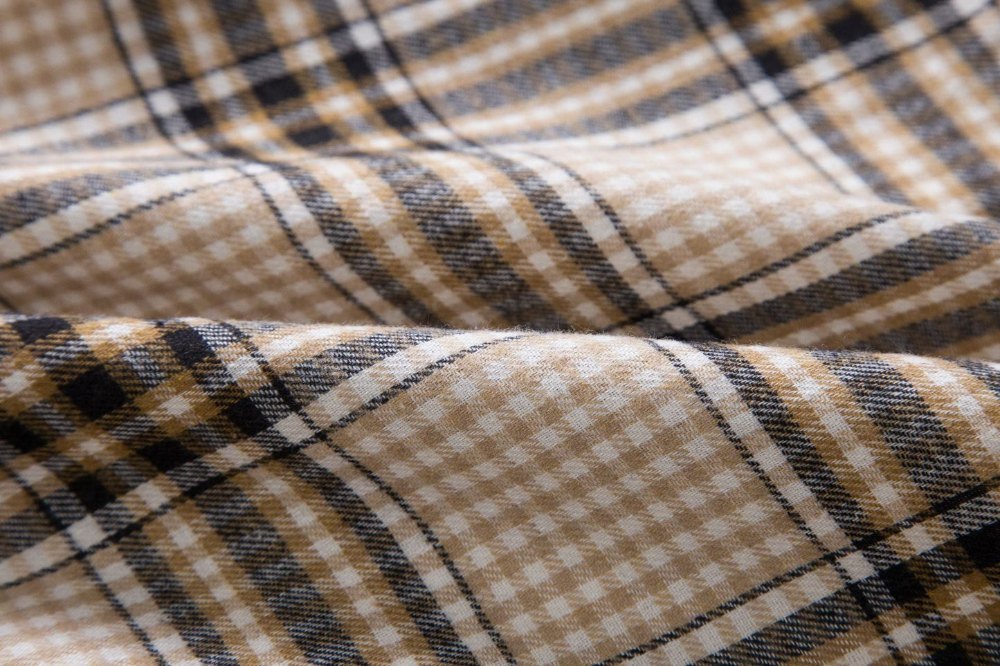 Patchwork Men's Shirt Plaid Long-sleeved Autumn And Winter