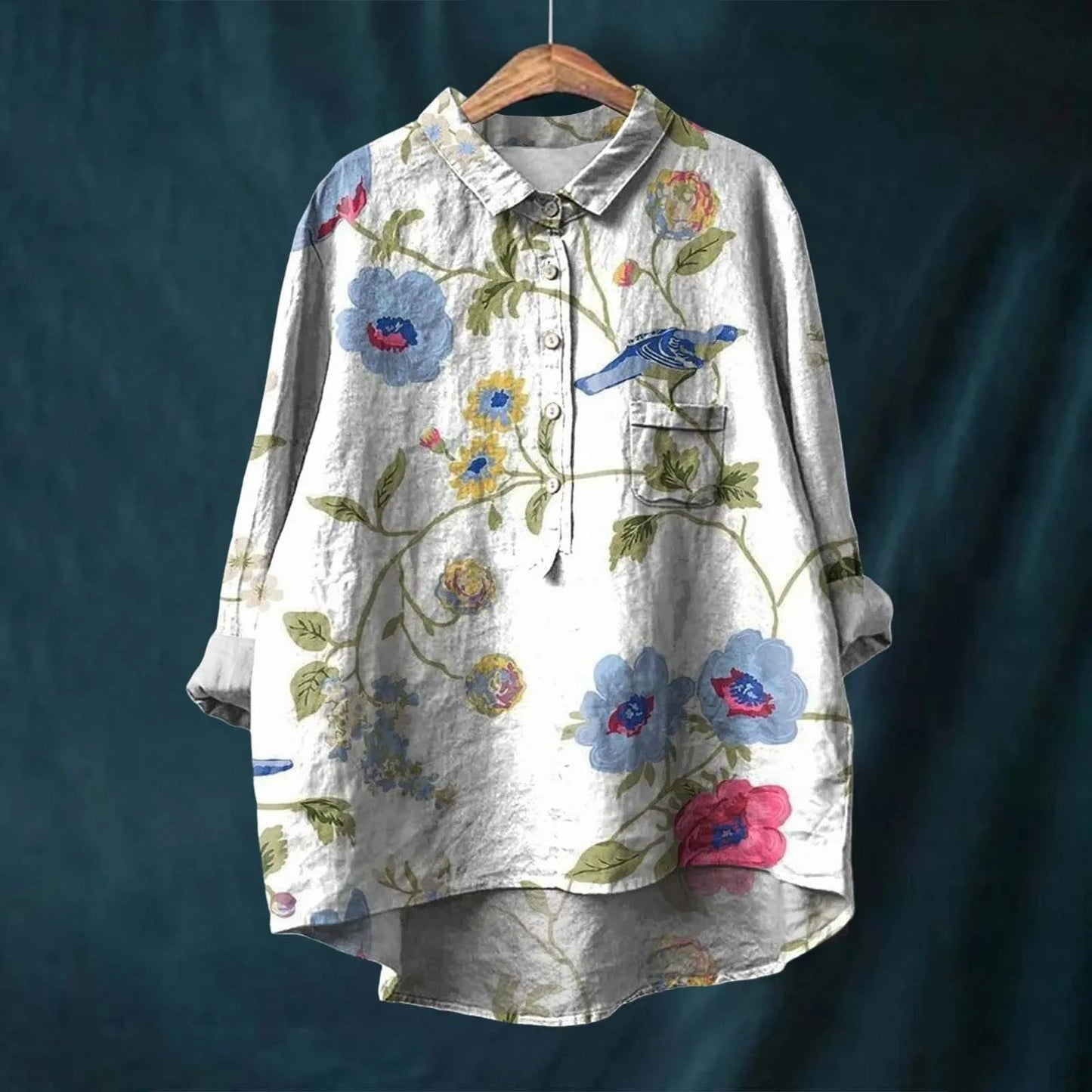 Printed Floral Blouse
