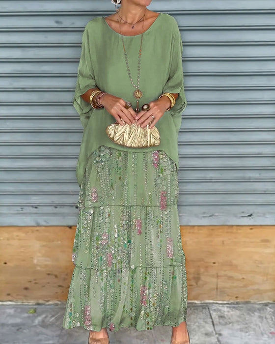 Layered Boho Elegance Dress