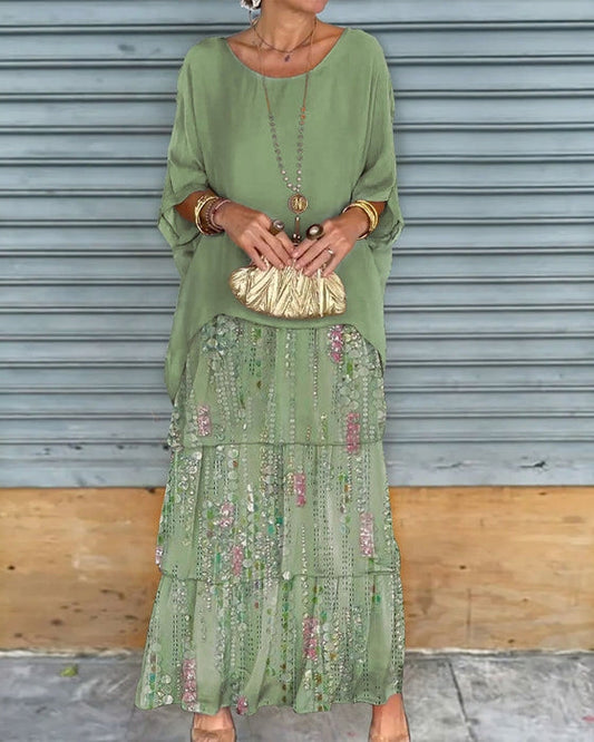 Layered Boho Elegance Dress