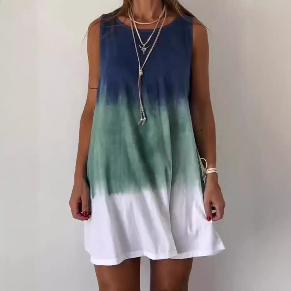 Casual Gradient Dress