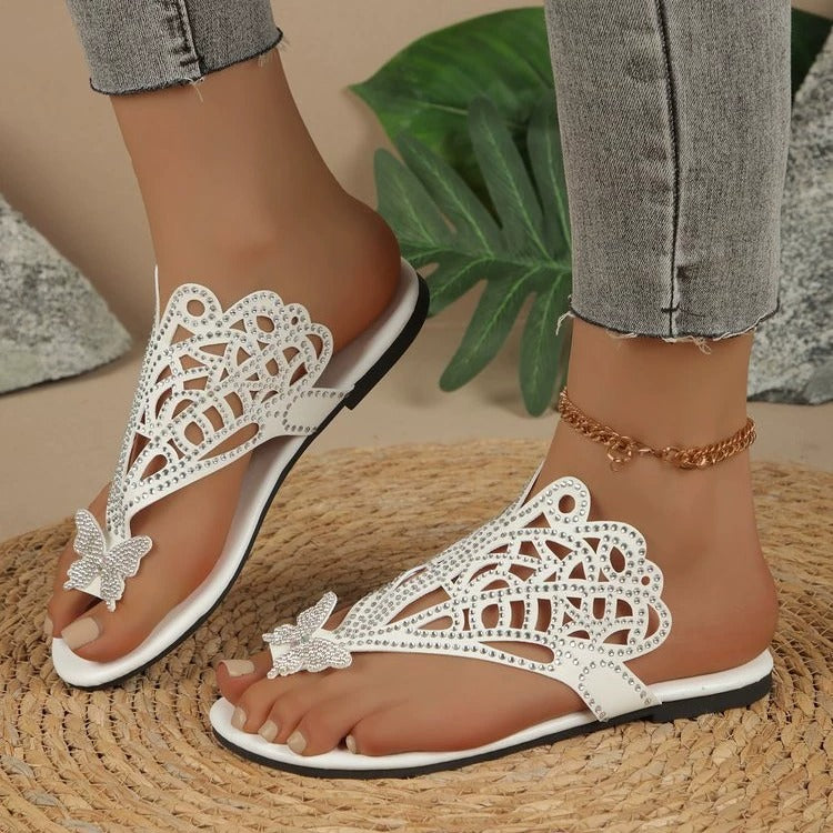 Butterfly Accent Sandals