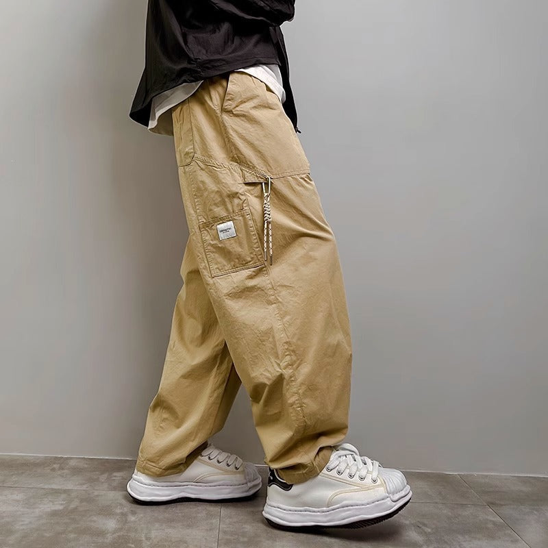 Men's Design Loose Straight-leg Cargo Pants