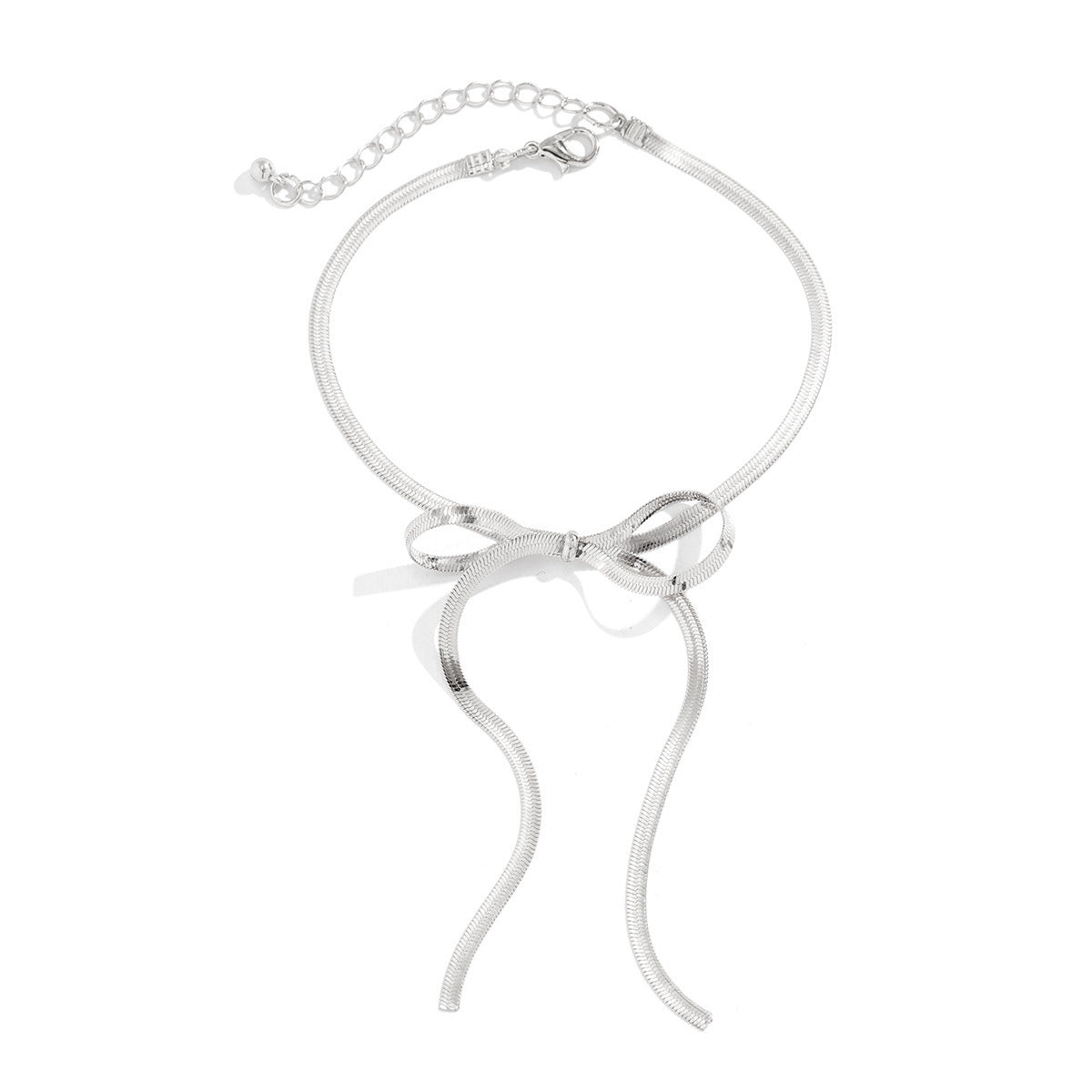 Anklet Ornaments Knotted Ribbon Chain Bow