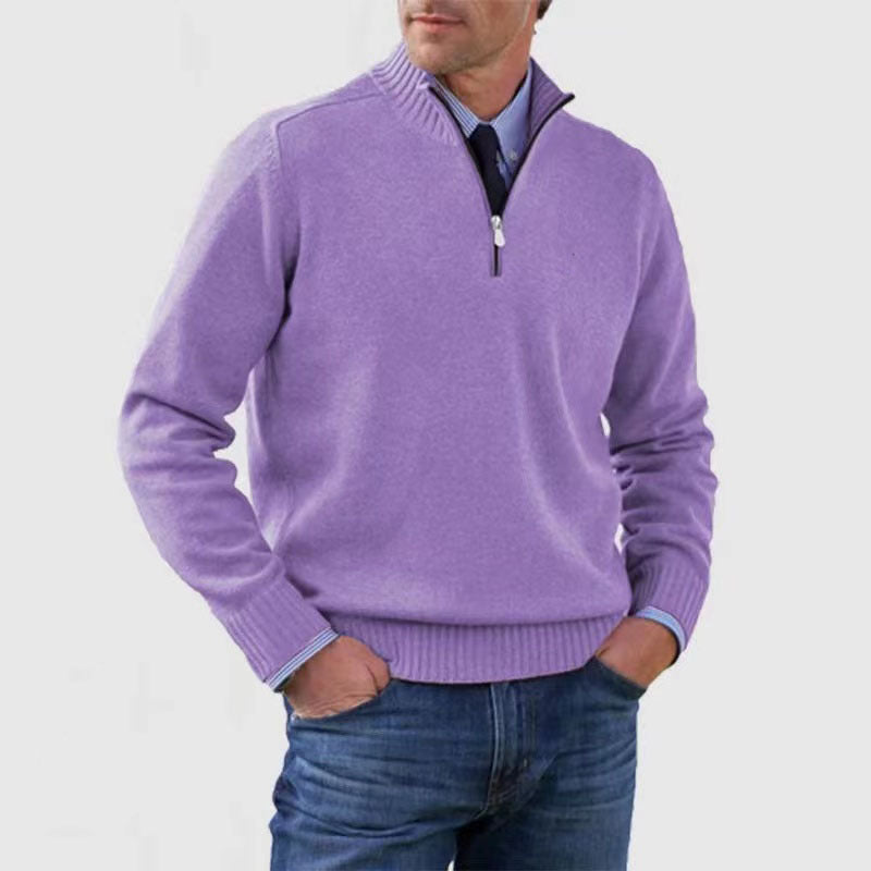 Men's Knitwear Zipper Pullover