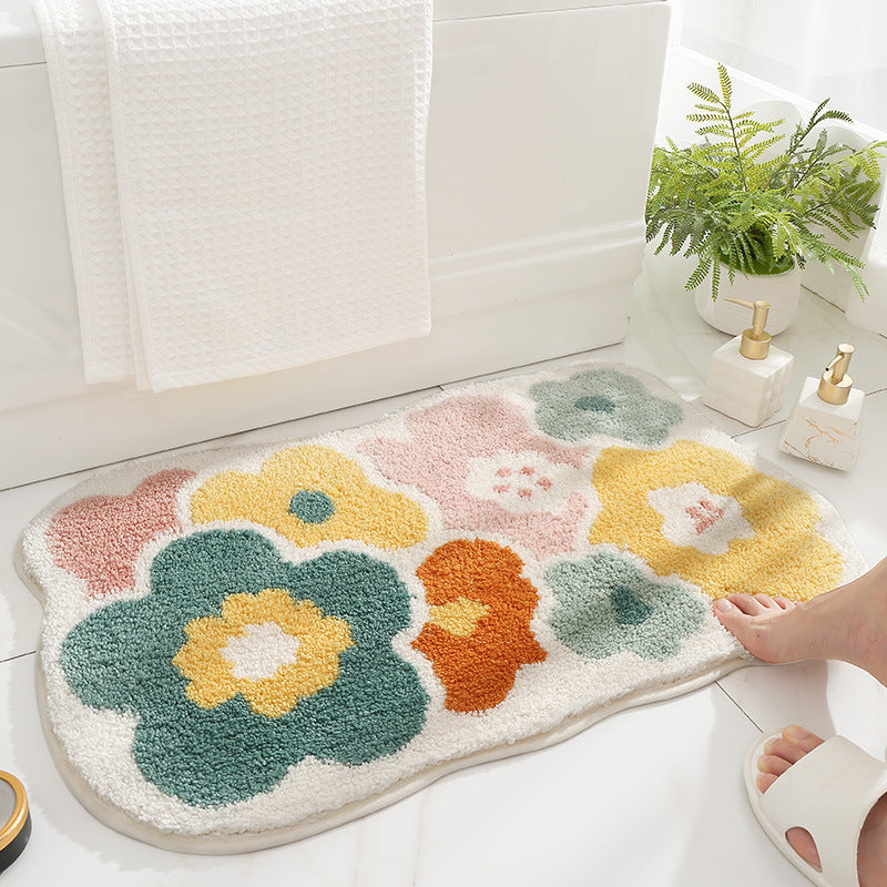 Modern Minimalist Bathroom Water-absorbing Non-slip Mat