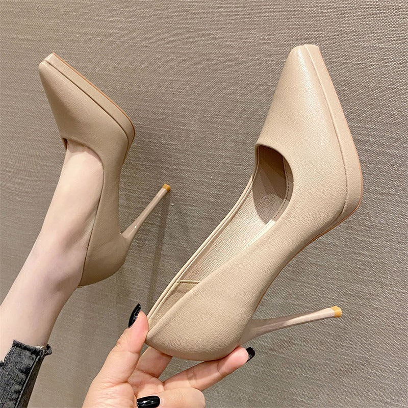 Pointed Toe Sexy High Heels 10cm Stiletto Heel