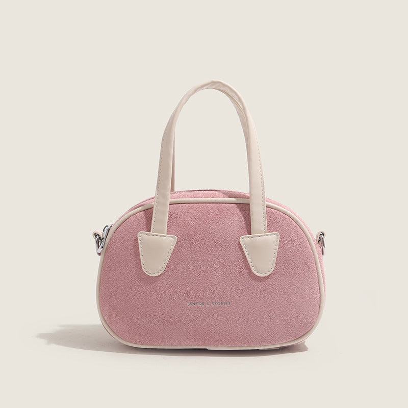 Niche Contrast Color Frosted Small Bag