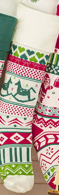 Christmas Decorations Gift Bag Knitted Socks