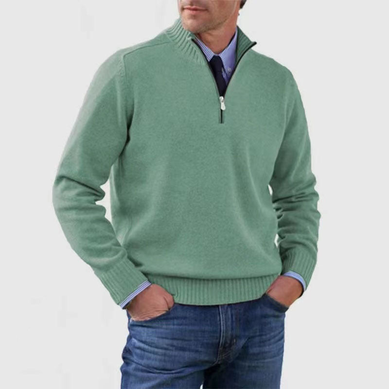 Men's Knitwear Zipper Pullover