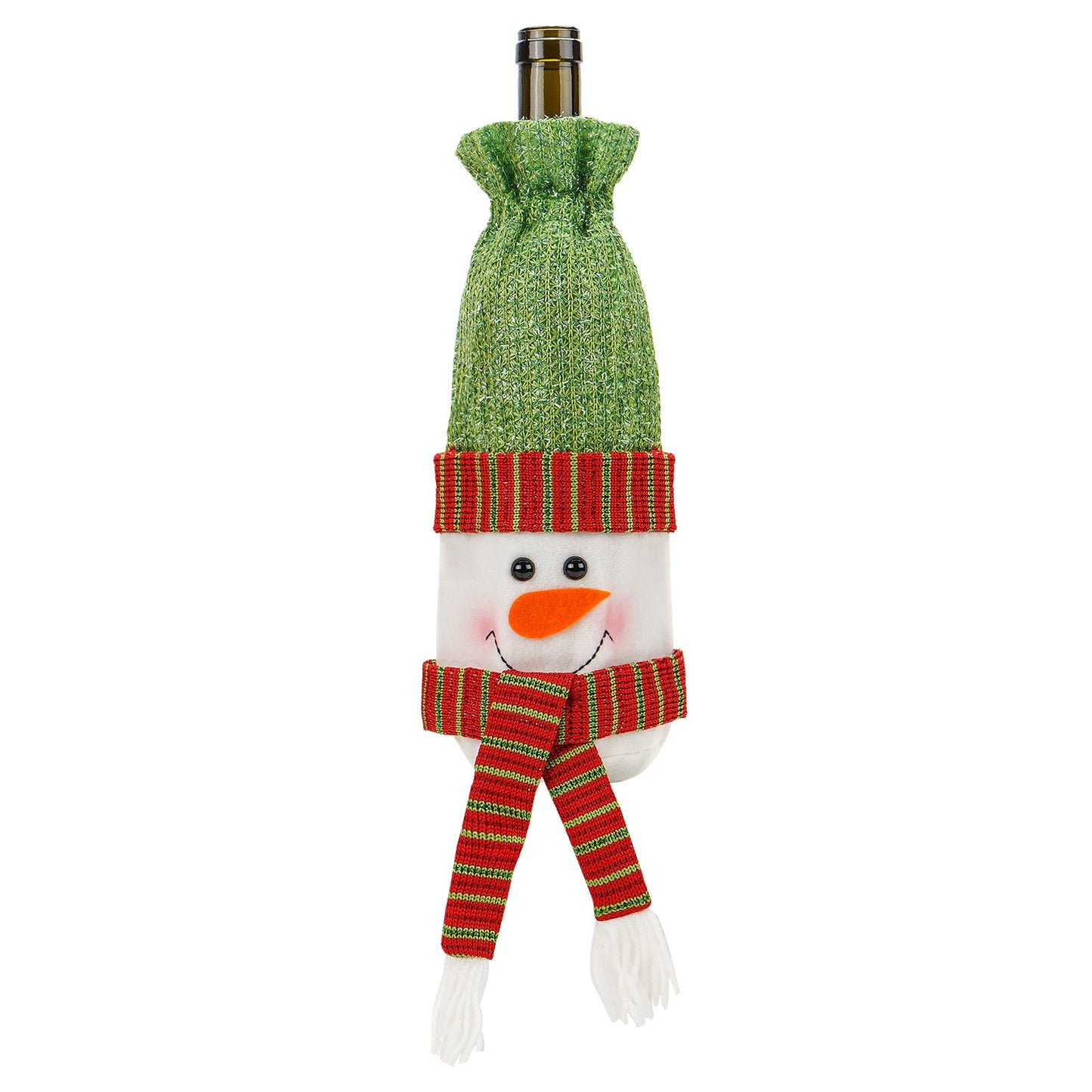 Christmas Gift Bag Bottle Cover Bar Decoration