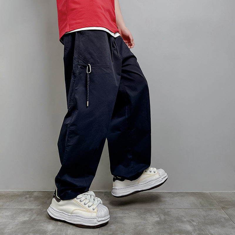 Men's Design Loose Straight-leg Cargo Pants