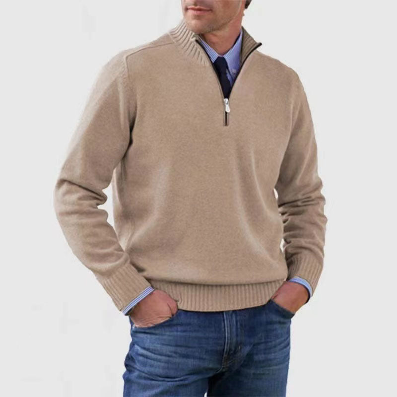 Men's Knitwear Zipper Pullover