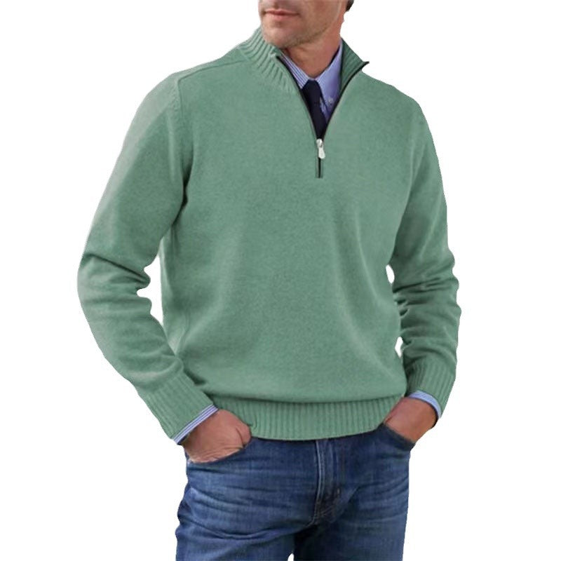 Men's Knitwear Zipper Pullover