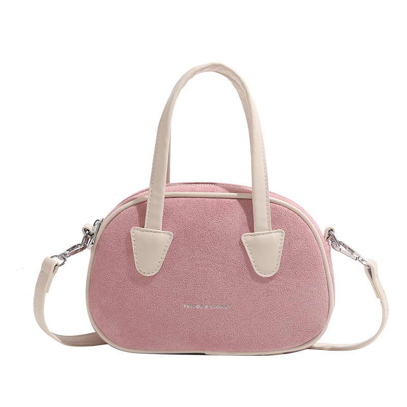 Niche Contrast Color Frosted Small Bag