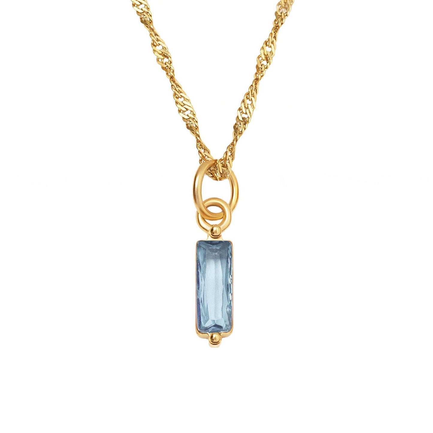 Twelve Birthstone Necklace Electroplating