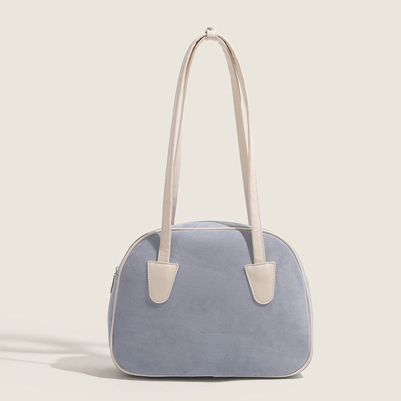 Niche Contrast Color Frosted Small Bag