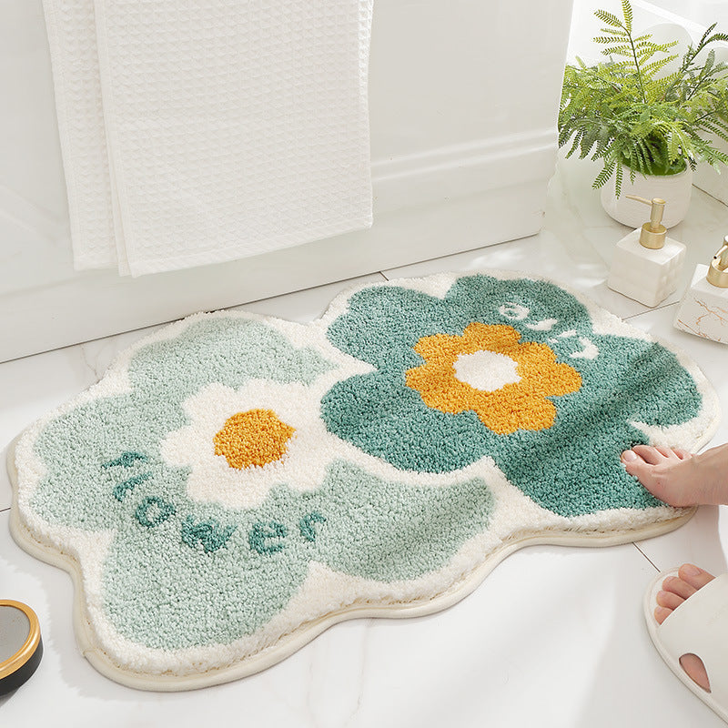 Modern Minimalist Bathroom Water-absorbing Non-slip Mat