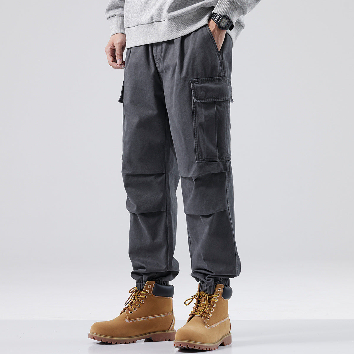 Men's Spring And Autumn Casual Cargo Pants