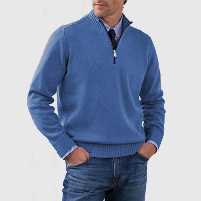 Men's Knitwear Zipper Pullover