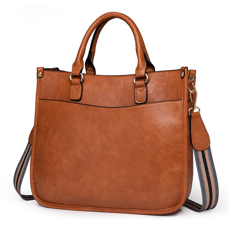 Casual Retro Handbag Women's Briefcase Crossbody