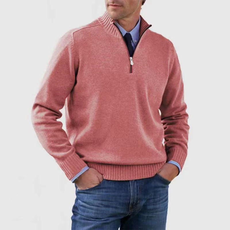 Men's Knitwear Zipper Pullover