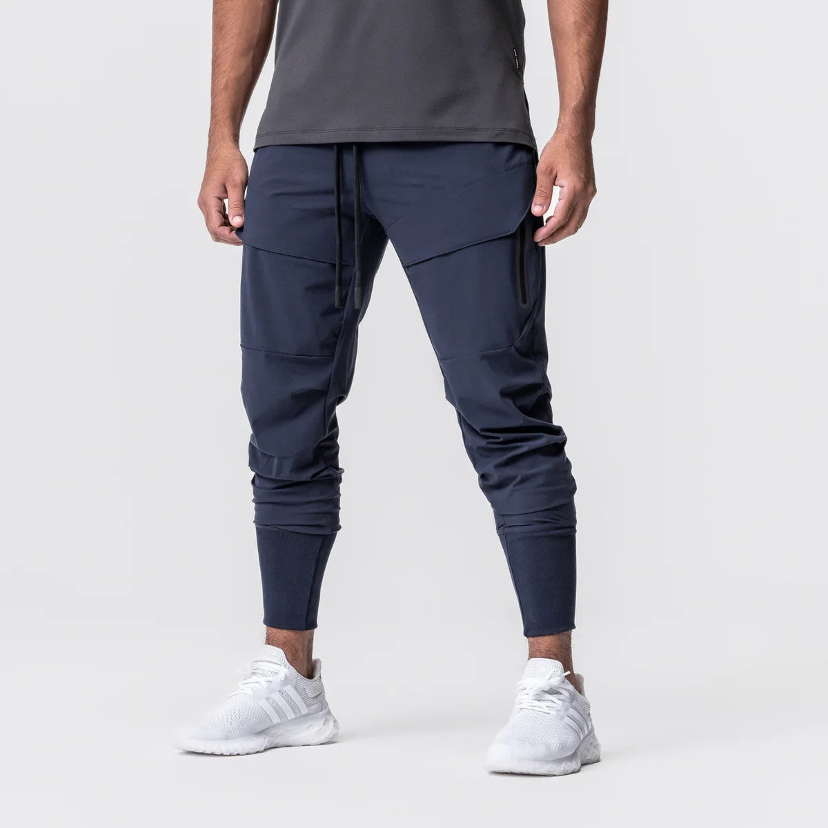 Men's Fashion Sports And Leisure Training Ankle-tied Trousers