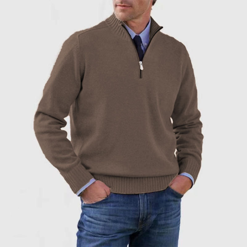 Men's Knitwear Zipper Pullover