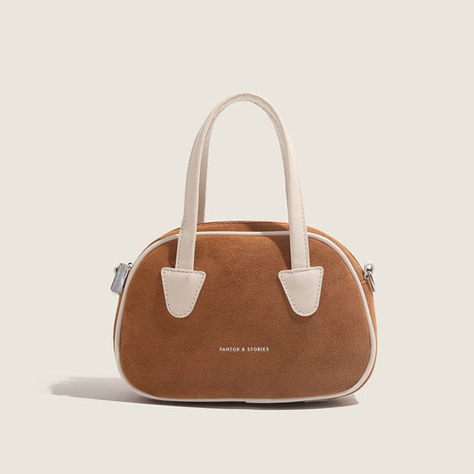 Niche Contrast Color Frosted Small Bag