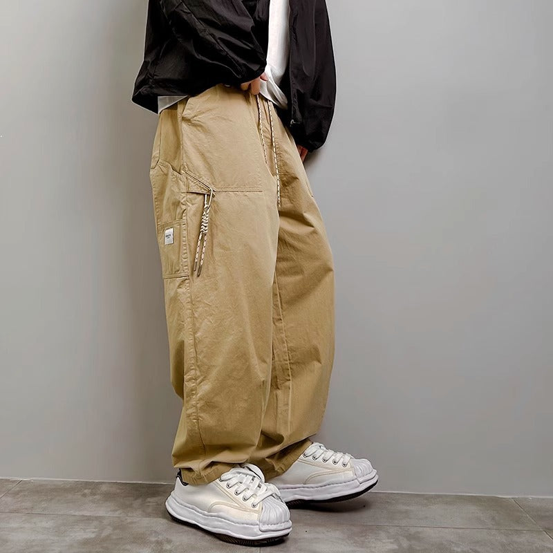 Men's Design Loose Straight-leg Cargo Pants