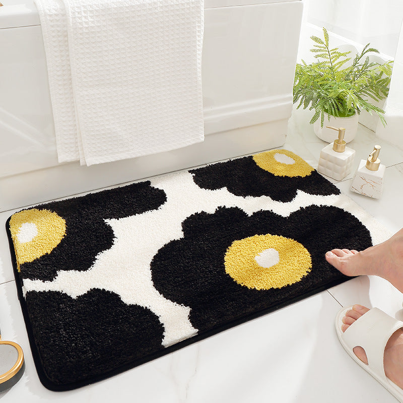 Modern Minimalist Bathroom Water-absorbing Non-slip Mat