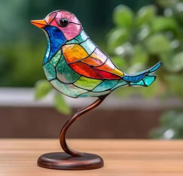 Creative Desktop Color Bird Ornaments Crafts