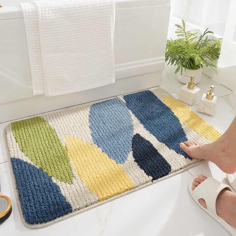 Modern Minimalist Bathroom Water-absorbing Non-slip Mat