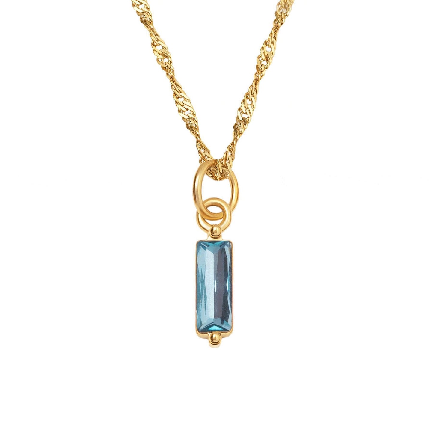 Twelve Birthstone Necklace Electroplating