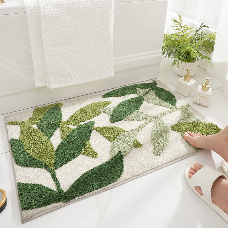 Modern Minimalist Bathroom Water-absorbing Non-slip Mat