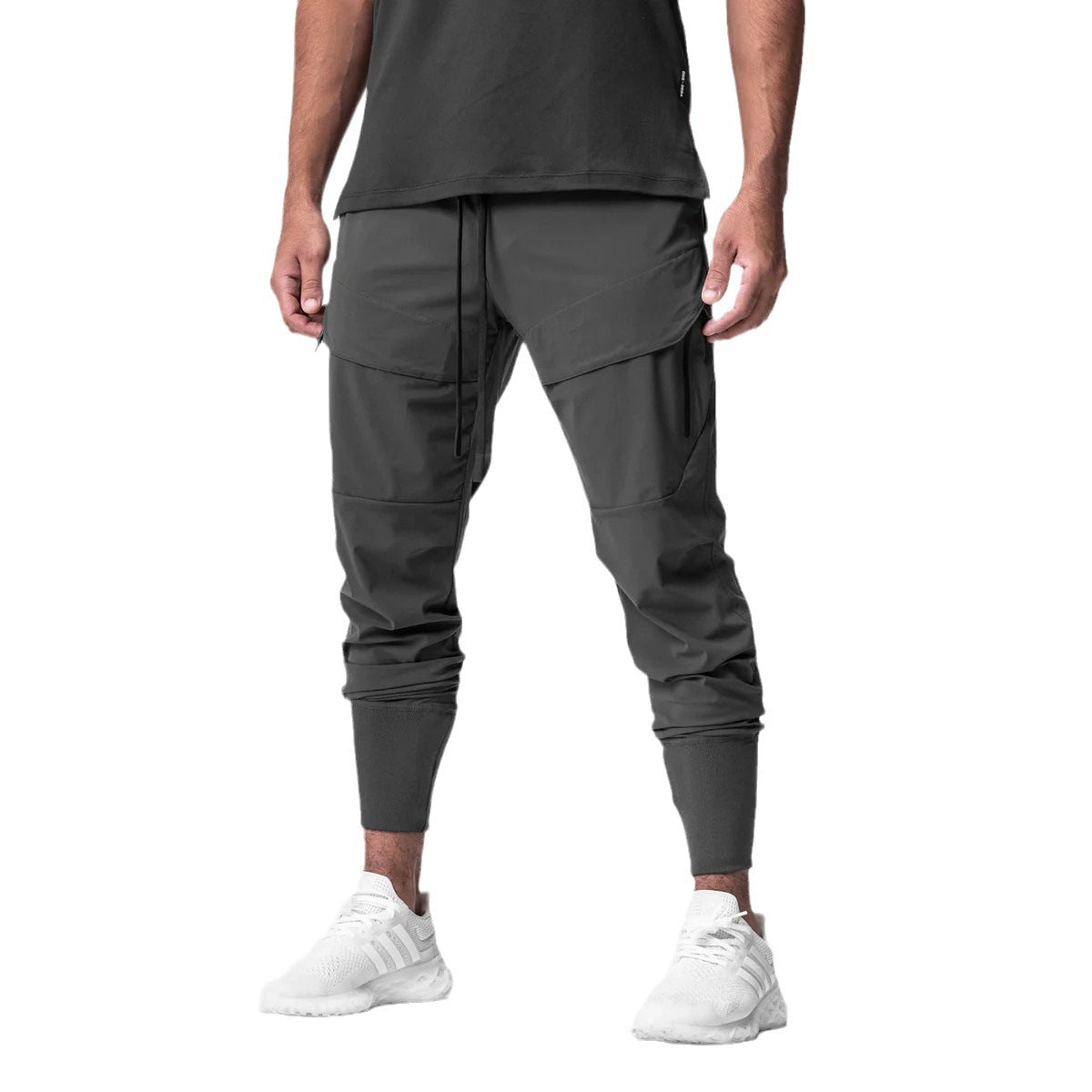 Men's Fashion Sports And Leisure Training Ankle-tied Trousers