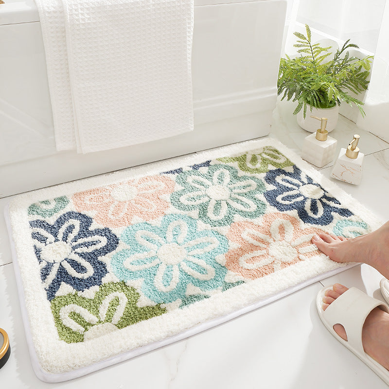 Modern Minimalist Bathroom Water-absorbing Non-slip Mat