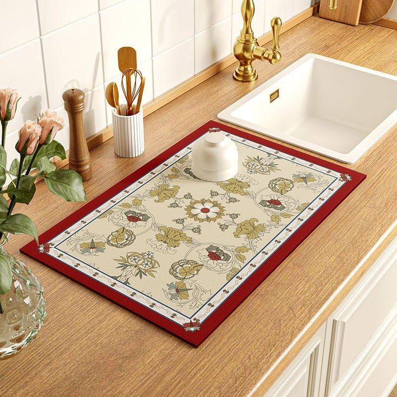 American Kitchen Table Mat Soft Diatom Ooze