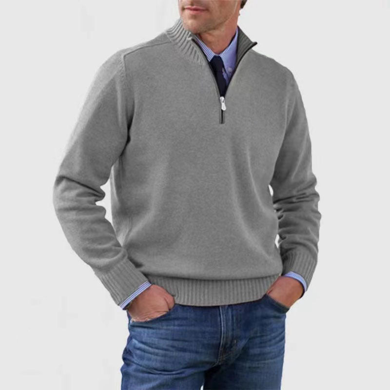 Men's Knitwear Zipper Pullover